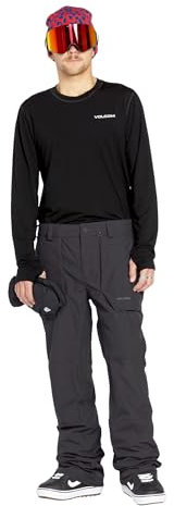 Volcom Herren Roan Snowboard Skihose, Schwarz S5, XX-Large