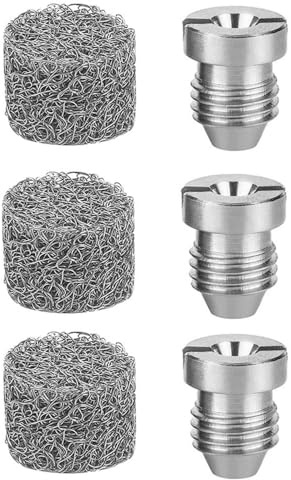 Sarini Lot de 3 Buses de Canon à Mousse de 1,1 mm pour pulvérisateur de Mousse à Neige et Nettoyeur Haute Pression