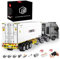 KYLON Technik LKW Mit Container, 4281+ Teile Mit Anhänger und Motor, Truck Bausatz Kompatibel Mit Iego