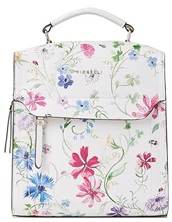 Fiorelli Women's Isla Small Backpack, Stylish Backpack with Adjustable Straps & Pockets, Faux Leather, Wildflower Print
