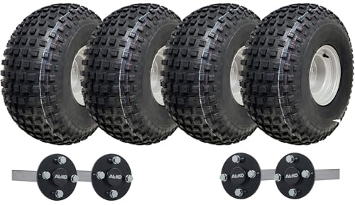 22x11.00-8 Twin Axle Knobby ATV Quad Trailer Kit Road Legal Load Capacity 620kgs