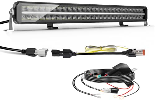 CO LIGHT 32 Zoll LED Driving Lightbar Auto mit ECE Zulassung, Ultra Heller Zweireihiges LED Bar 12V 24V 160W 32000LM 6000K IP68 81CM für Offroad, 4X4, LKW, Pickup