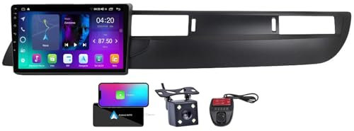 Genérico Radio Android 13 QLED de 9 y 2 DIN para Citroën C5 (2008-2017): CarPlay y Android Auto inalámbricos, cámara Trasera Gratuita, Dab, RDS, Bluetooth, WiFi y Control en el Volante.