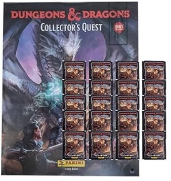 Panini Dungeons & Dragons Hybrid Stickerserie | 1x Stickeralbum + 20x Stickertüten (Deutsche Version)