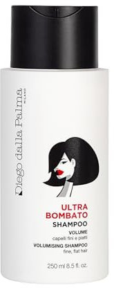 Diego dalla Palma | ULTRABOMBATO Shampoo Volume a Peso Zero con Volu-Up Complex, Per Capelli Fini e Piatti, 250ml