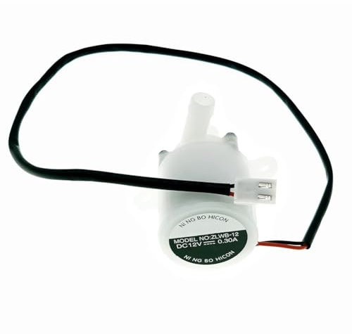 TOBEOME ZLWB-12 HZB-12A/25BF Household Small Ice Maker Water Pump for HZB-50/HZB-80/HZB-13F Ice Maker Machine DC12V 0.3A