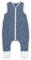 Ehrenkind® Baby Sommerschlafsack mit Füßen Musselin 0.5 TOG | aus weicher OEKO-TEX zertifizierter Bio-Baumwolle | Sommer Baby Schlafsack 0.5 TOG Gr. 100 Farbe Jeansblau Tropfen