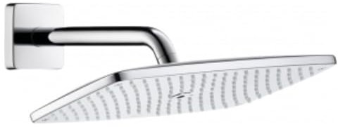 hansgrohe Raindance E 360 Air Duschkopf, Kopfbrause für Wandmontage, Chrom, 1 Strahlart