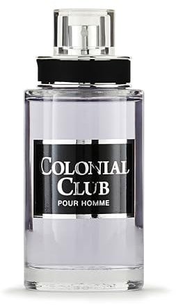 JEANNE ARTHES - Eau de Parfum Homme - Colonial Club - Floral - Lavande et Cédar - Fabriqué en France à Grasse - Cadeau homme - 100 ml