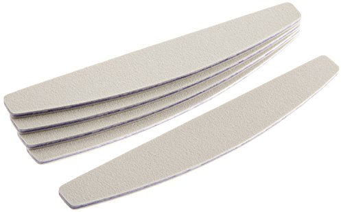 Star Naildesign & Cosmetics 5 Profi Halbmond-Feile weiß 180/100