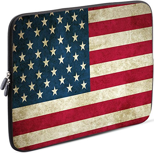 Sidorenko Laptop Tasche für 13-13.3 Zoll kompatibel für MacBook Pro/MacBook Air - Universal Notebooktasche Schutzhülle - Laptoptasche aus Neopren, Ultrabook Hülle Sleeve Case Etui, Blau/Rot