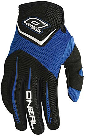 O'Neal Element Kinder Handschuhe Schwarz Blau Moto Cross Mountain Bike Downhill Motorrad Glove, 0399K-0, Größe Medium