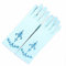 Katara 1098 - Prinzessin Elsa Handschuhe Party Fieber Kleid/Mädchen Kostüm Verkleidung Fasching Karneval, Hellblau