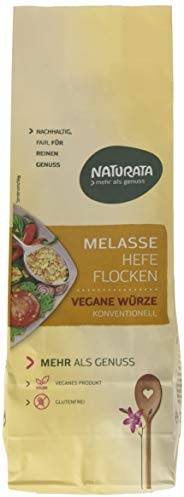 Naturata Melasse Hefeflocken, 4er Pack (4 x 200 g)