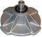 Palier de Lame adaptable pour autoportée CASTELGARDEN modèle F72 Flipper - H: 135mm. Remplace origine: 84207250/0