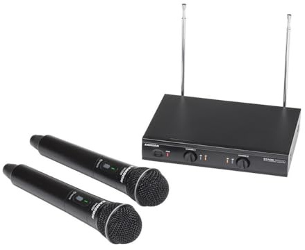 Samson Stage 200 Dual Channel Handheld VHF Wireless System (Group D)
