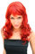 WIG ME UP - LM-142-KII135 Perücke ROT Feurig Vamp Diva