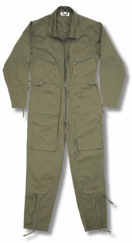 Armyandoutdoors Continental Flight Suit/Boiler Suit (44, Olive)