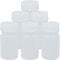 Viva-Haushaltswaren Gabriele Hesse e.K. 6 x Apothecary Containers 50 ml with Screw Cap, Apothecary Bottle, Laboratory Bottle Made of Plastic (PE-LD), BPA-Free, Made in Germany