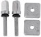 F Fityle 2 Set Schraube für Surfboard US Box Surf Longboard