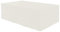 Planesium Premium Gartentisch Gartenmöbel Hülle Abdeckung Schutzhülle Haube Abdeckplane Garnitur wasserdicht atmungsaktiv 575g /lfm (Weiß Breite 100cm x Tiefe 100cm x Höhe 75cm)