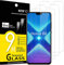 NEW'C 3 Pezzi, Vetro Temperato per Honor 8X Pellicola Prottetiva Anti Graffio, Anti-Impronte, Senza Bolle, Durezza 9H, 0,33mm Ultra Trasparente, Ultra Resistente