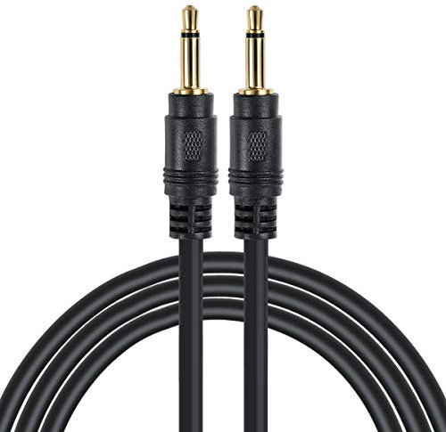 TENINYU 3.5mm Mono Cable - 12V Trigger, IR Infrared Sensor Receiver Extension Extender, 3.5mm 1/8 TS Monaural Mini Mono Audio Plug Jack Connector Male to Male Cable (12FT)