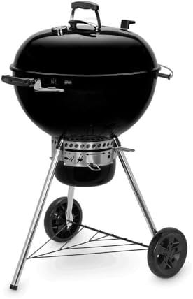 Weber - Barbecue a Carbonella Promo Kit 17851 Master-Touch GBS E-5750 Ø57 CM Black 14701004 + 17631 Ciminiera Accensione WEBER