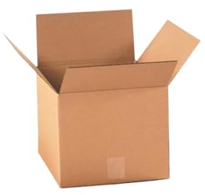 AKAR Single Wall Cardboard Box House Moving, Removal, Storage Box - Pack Of 05 [Brown, 24x18x18'', 610 x 457 x 457mm]
