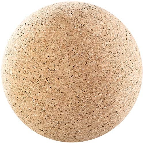 newgen medicals Massageball Faszien: Massage-Ball und Faszien-Trainer zur Selbstmassage, aus Kork, Ø 10 cm (Therapiebälle, Faszienball, Fuss Massager)