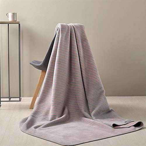 sei Design Plaid Kuscheldecke flauschig Tagesdecke, Dicke Sofa Decke, Baumwolldecke hochwertige Verarbeitung 150x200 cm Deko Wohnzimmer, Überwurf für Couch