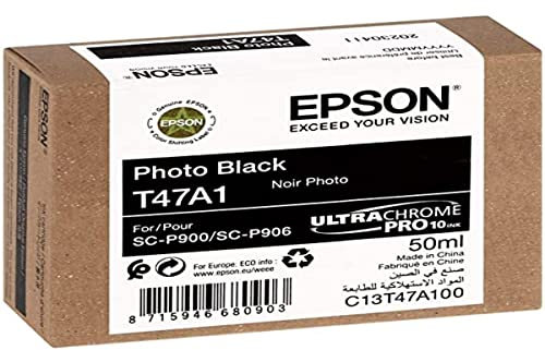 Epson C13T47A100 Tinte Foto schwarz 50 ml, Standard
