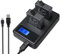 Chargeur Double pour Batterie Go Pro Hero 4 avec indicateur LED