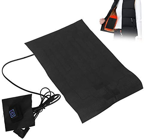 Heizmatte für Bekleidung, Weste, Wärmekissen für den Winter, elektrisch, verstellbar, 3 Wärmestufen, Heizkissen für Haustiere (mit Schalter) (1 Artikel)