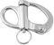 Vbest life Boat Rigging Fixed Snap Shackle, Boot Edelstahl Schnellverschluss mit runden Ringen für Boat Fixed Tool(10 * 35mm)