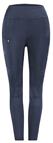 Cavallo Lin Grip Rl Womens Riding Tights 40 Darkblue