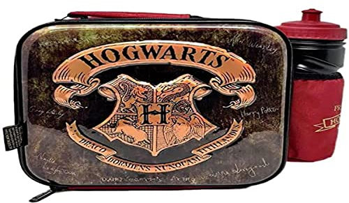 HARRY POTTER Set Premium Poudlard-Lunch Bag et Gourde - Multicolore, Unique