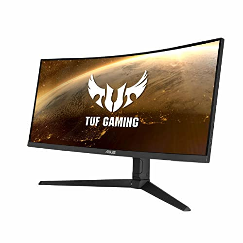 ASUS VG34VQL1B 35ft Gaming Monitor, WQHD 3440 x 1440, 165Hz above 144Hz, Extreme Low Motion Blur, FreeSync Premium, 1ms MPRT, Curved, DisplayHDR 400