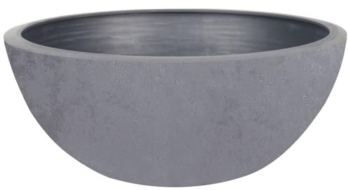 Pflanzschale 'Basalt Up', betongrau, Ø 29,5 x H 12 cm