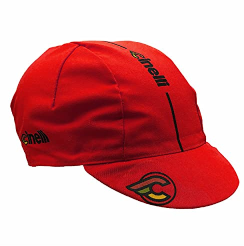 Cinelli Supercorsa Cycling Cap, Ferrari Red, One Size