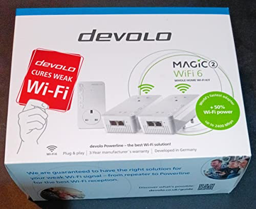 devolo Magic 2 Wi-Fi 6 Whole Home Wi-Fi Kit