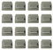 Oisinlas Clips de Parasol para Techo corredizo compatibles con Tesla Model 3 Model Y Roof Sun Shade Accesorios de instalación de Escudo térmico, 16 Piezas (Blanco, Modelo 3)