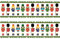 Edible Decor Icing Sheet Christmas Nutcracker Toy Soldier Themed Border Ribbon Wrap - Perfect for Larger cakes - Easy to Use