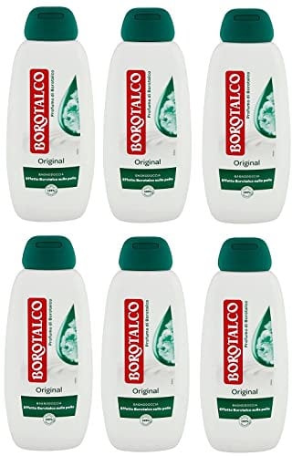 6x Borotalco Profumo di Borotalco Original Bagnodoccia Duschgel Schaumbad 450ml