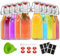 ZEBEIYU Bottiglie in vetro con tappo basculante, 226,8 g, bottiglie per birra, kombucha, fatte in casa, kefir, acqua, bevande, soda, olio, aceto, fermentazione, limoncello (confezione da 10