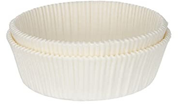 Doric Forros de lata para tartas de 7 pulgadas, paquete de 50 unidades, papel antiadherente siliconado a prueba de grasa para hornear pasteles, pasteles, tartas, forro redondo para freidora de aire,