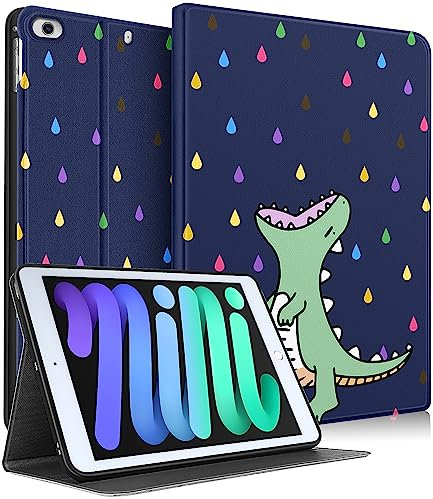 Uppuppy for Apple iPad Mini 5/4/3/2/1 Case, for iPad Mini 5th/4th/3rd/2nd/1st Generation Case Kids Cute Folio Women Teen Boys Cartoon Kawaii Girls Design Cover for iPad Mini 7.9 Inch Case
