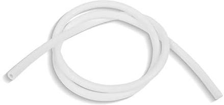 Tuyau en silicone de 1 m - Tuyau sous vide - 5 mm - Blanc