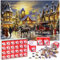 Puzzles Advent Calendar 2024 Jigsaw, Yotako Christmas Calendars Gifts 1008 Piece for Adults Women Men, 24 Boxes Puzzles for Christmas Countdown Calendar