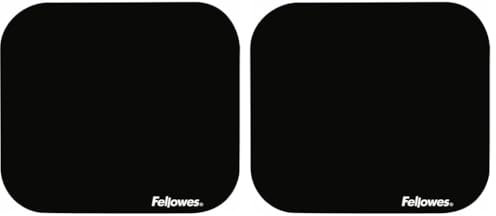 Fellowes Tapis de Souris Noir (Lot de 2)